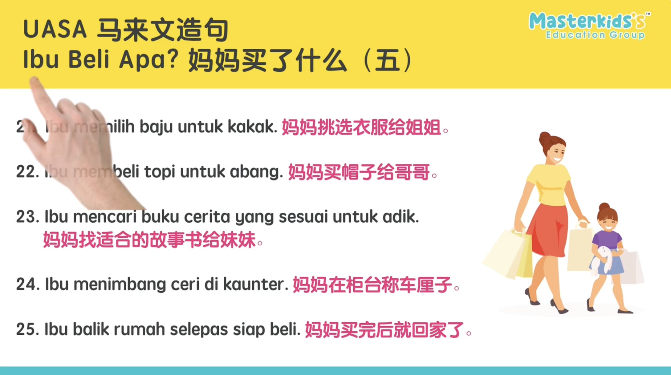 Ibu Beli Apa？妈妈买了什么（5）